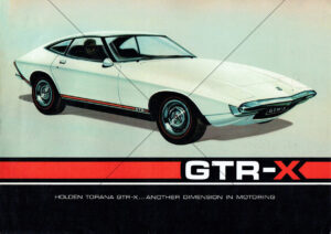 Holden Torana GTR-X Concept 1970 From Flyer Brochure A4 Print