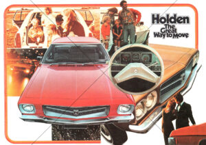 Holden HQ Full Line 1972 From Flyer Brochure A4 Print