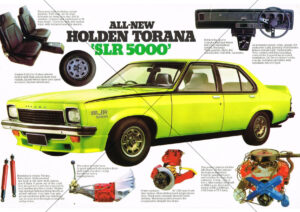Holden Torana SLR 5000 1974 From Flyer Brochure A4 Print