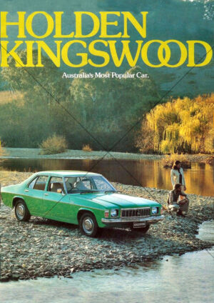 Holden HX Kingswood 1976 From Flyer Brochure A4 Print