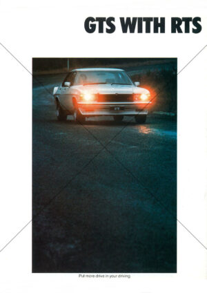 Holden HZ GTS With RTS 1978 From Flyer Brochure A4 Print