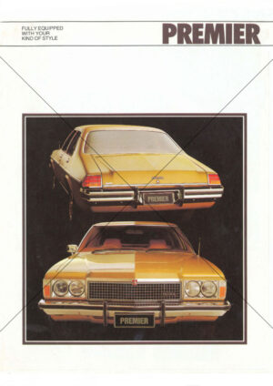 Holden HZ Premier 1978 From Flyer Brochure A4 Print