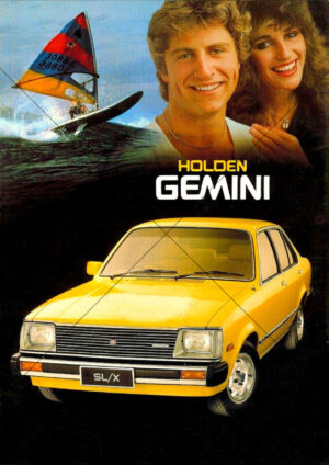 Holden Gemini 1980 From Flyer Brochure A4 Print