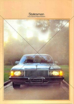 Holden WB Statesman 1981 From Flyer Brochure A4 Print