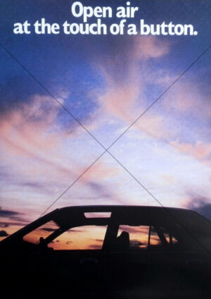 Holden VK Calais Berlina Sunroof 1984 From Flyer Brochure A4 Print