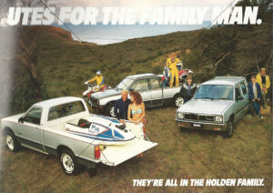 Holden Rodeo Utilities 1985 From Flyer Brochure A4 Print