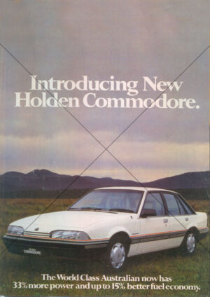 Holden Commodore 1986 From Flyer Brochure A4 Print
