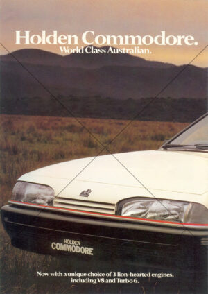 Holden Commodore 1987 From Flyer Brochure A4 Print