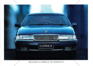 Holden Caprice VQ Series II 1992 From Flyer Brochure A4 Print