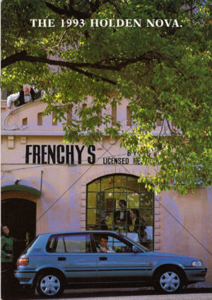 Holden Nova 1993 From Flyer Brochure A4 Print