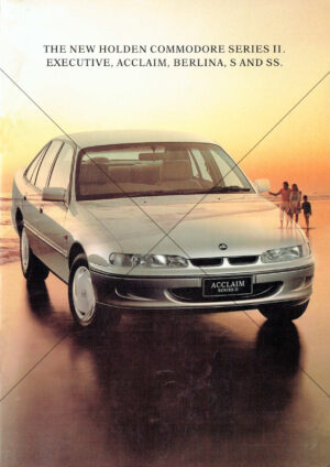 Holden VR Commodore Series II From Flyer Brochure A4 Print