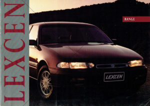 Toyota Lexcen Range From Flyer Brochure A4 Print