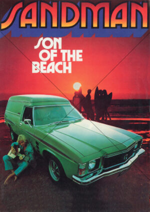 Holden HJ Sandman Son Of The Beach From Flyer Brochure A4 Print