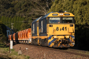 Pair Of 81 Class With Grain Train At Robertson 6" x 4" Photo Print