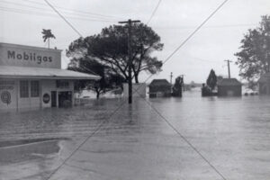 Camden NSW Flood Mobilgas And Gates 1964 6" x 4" Photo Print