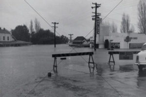Camden NSW Flood Road Closed Signs 1964 6" x 4" Photo Print
