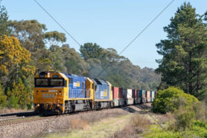Pacific National 8234 Container Freight Near Wingello 6" x 4" Photo Print