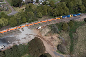 Pacific National 8124 And 8141 Loading Ballast At Robertson 6" x 4" Photo Print