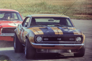 Bryan Thomson Camaro And Bob Jane Mustang Hume Weir 1970 6" x 4" Photo Print