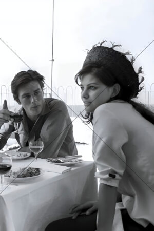 Delon And Cardinale 1963 Sicily 6" x 4" Photo Print