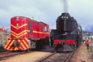SAR 526 Diesel With 526 Steam Tonsley 1970 6" x 4" Photo Print