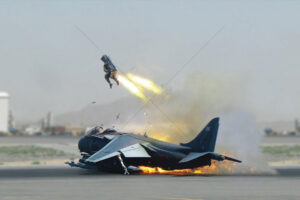 Harrier Pilot Ejects After Crash Kandahar 2009 6" x 4" Photo Print