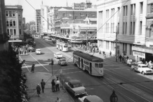 Adelaide Street Brisbane Trams And Buses 1960 View 3 6" x 4" Photo Print