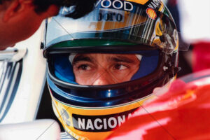 Ayrton Senna Helmet Close Up In Cockpit 6" x 4" Photo Print