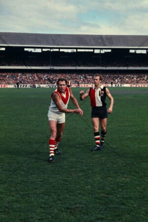 Bob Skilton And Ross Smith On Field 6" x 4" Photo Print