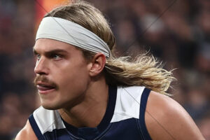 Bailey Smith - Geelong Focus With White Headband 6" x 4" Photo Print