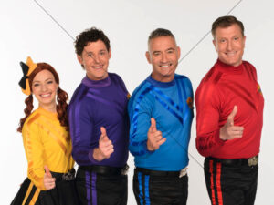 The Wiggles Studio Lineup Thumbs Up 6" x 8" Photo Print