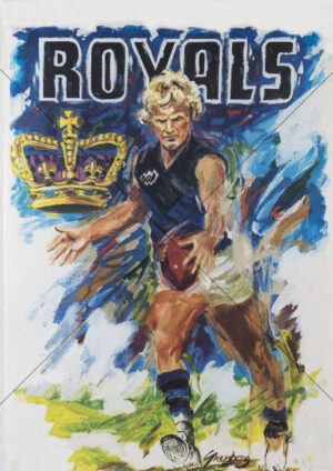 WAFL East Perth Royals Vintage Poster A4 Print