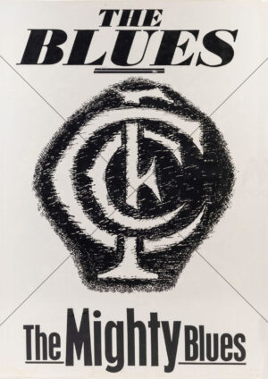 Carlton Blues Mighty Blues 1972 Greenberg Poster A4 Print