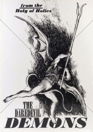 Melbourne Demons Daredevil 1972 Greenberg Poster A4 Print