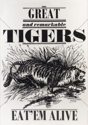 Richmond Tigers Eat'em Alive 1972 Greenberg Poster A4 Print