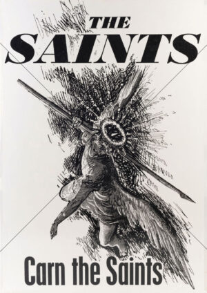 St Kilda Saints Carn The Saints 1972 Greenberg Poster A4 Print