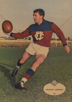 Graham Campbell - Fitzroy 1960s Heinz 57 VFL Player Poster - A4 Photo Print