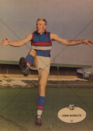 John Schultz - Footscray 1960s Heinz 57 VFL Player Poster - A4 Photo Print