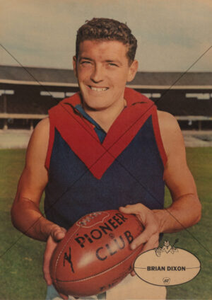 Brian Dixon - Melbourne 1960s Heinz 57 VFL Player Poster - A4 Photo Print