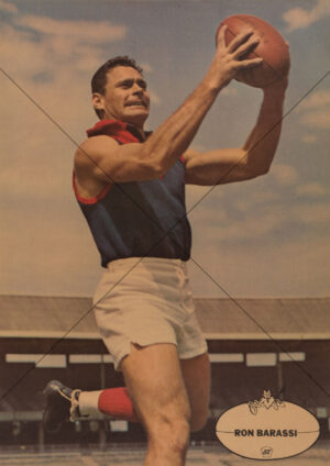 Ron Barassi - Melbourne 1960s Heinz 57 VFL Player Poster - A4 Photo Print