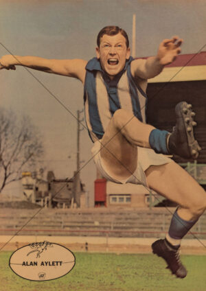 Alan Aylett - North Melbourne 1960s Heinz 57 VFL Player Poster - A4 Photo Print