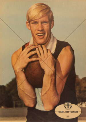 Carl Ditterich - St Kilda 1960s Heinz 57 VFL Player Poster - A4 Photo Print