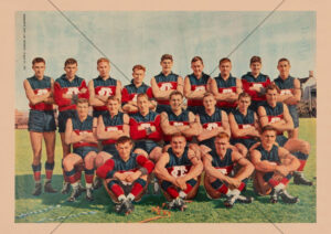 1961 Woman's Day VFL Team Photo - Fitzroy A4 Photo Print