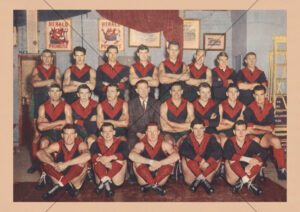 1961 Woman's Day VFL Team Photo - Melbourne A4 Photo Print
