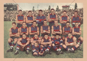 1961 Woman's Day VFL Team Photo - Footscray A4 Photo Print