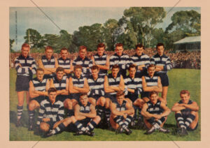 1961 Woman's Day VFL Team Photo - Geelong A4 Photo Print