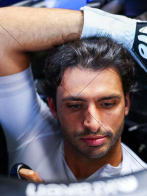 Carlos Sainz Resting in Car Cockpit 6" x 8" Photo Print