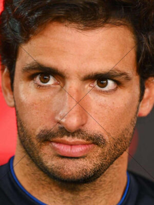 Carlos Sainz Intense Stare Close-Up 6" x 8" Photo Print