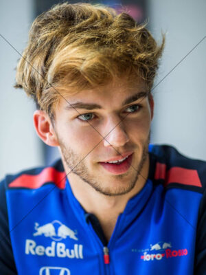 Pierre Gasly Toro Rosso Era Close-Up 6" x 8" Photo Print