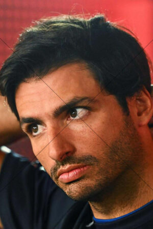 Carlos Sainz Focused Look Close-Up 6" x 4" Photo Print